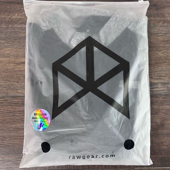 Raw Gear Men’s Black and Gray L/S Quarter Zip Shirt with Zip Pocket. Large. NWT - Picture 15 of 15